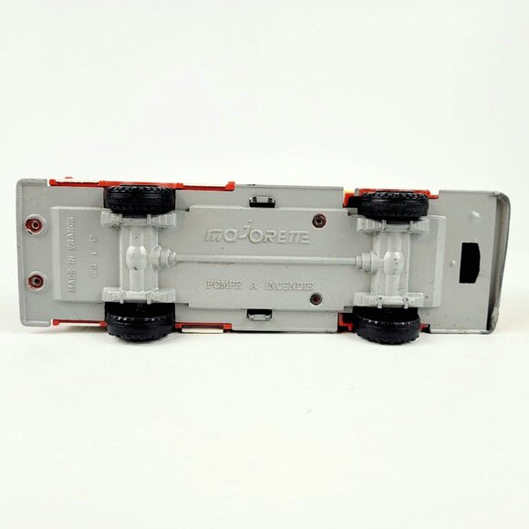 Majorette Pompe a Incende Fire Truck 1:47 Scale Vintage Made in France - Picture 6 of 7